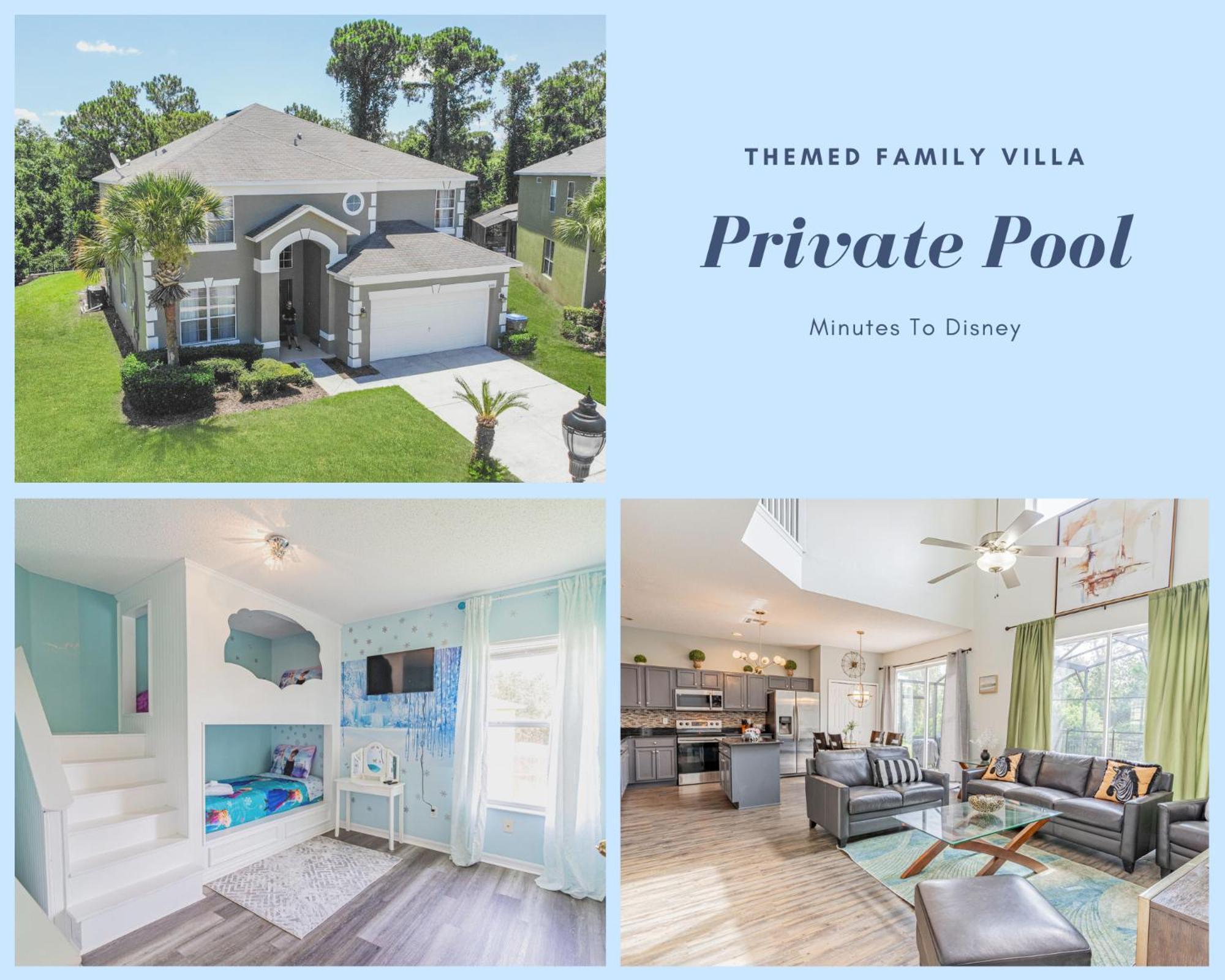 Themed Villa, 12 Min To Disney, Resort Access Orlando Eksteriør bilde